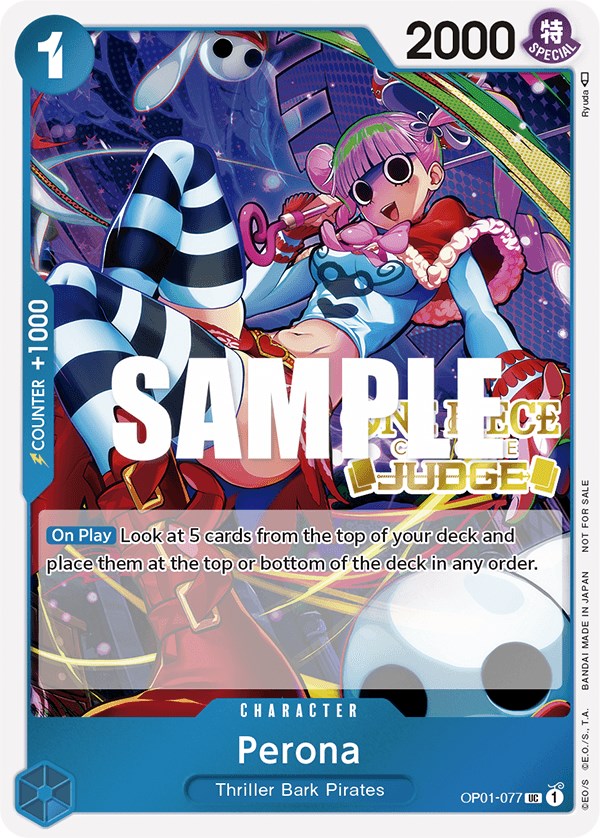 Perona (Judge Pack Vol. 2) [One Piece Promotion Cards] – Media Reload