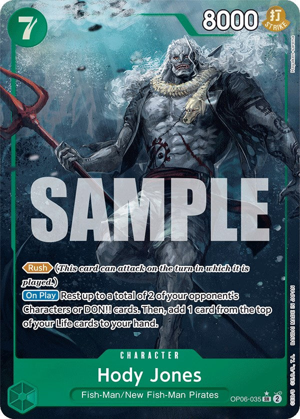 Hody Jones (Alternate Art) [Wings of the Captain] – Media Reload