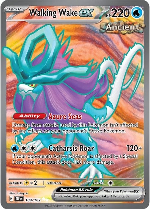 Walking Wake ex (189/162) [Scarlet & Violet: Temporal Forces] – Media Reload