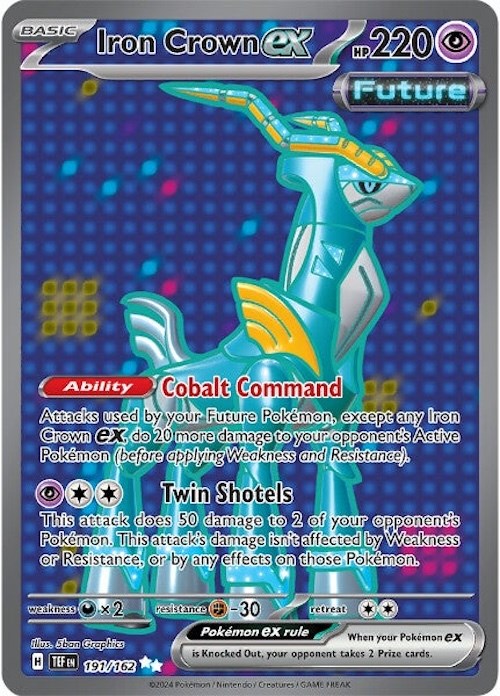 Iron Crown ex (191/162) [Scarlet & Violet: Temporal Forces] – Media Reload