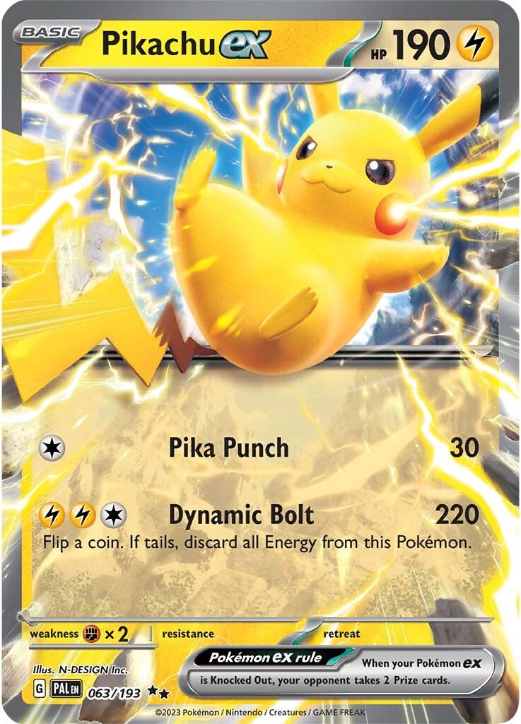 Pikachu ex (063/193) [Scarlet & Violet: Paldea Evolved] – Media Reload