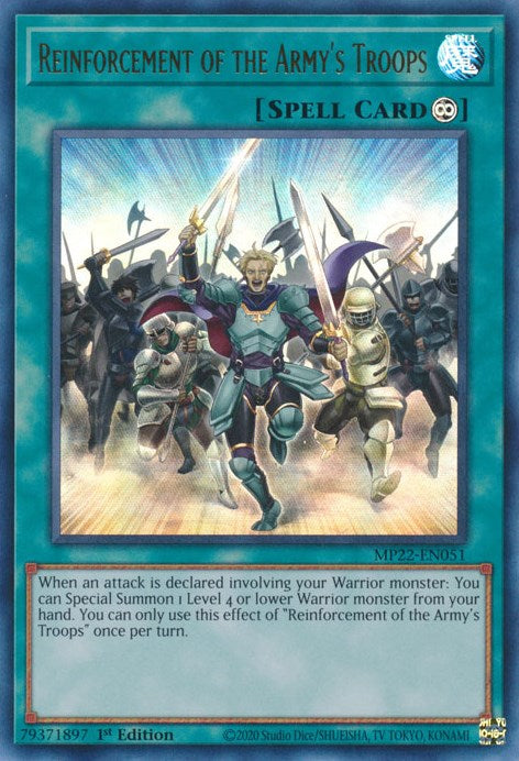Reinforcement of the Armys Troops [MP22-EN051] Ultra Rare – Media Reload