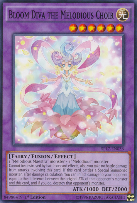 Bloom Diva the Melodious Choir [SP17-EN036] Starfoil Rare – Media Reload