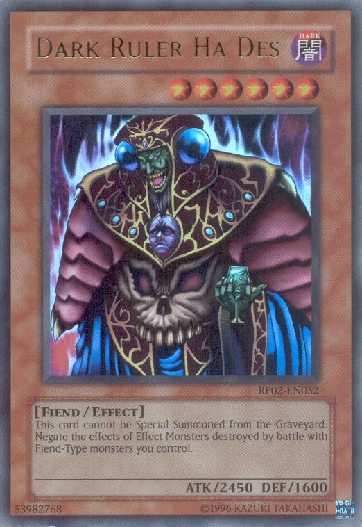 Dark Ruler Ha Des [RP02-EN052] Ultra Rare – Media Reload