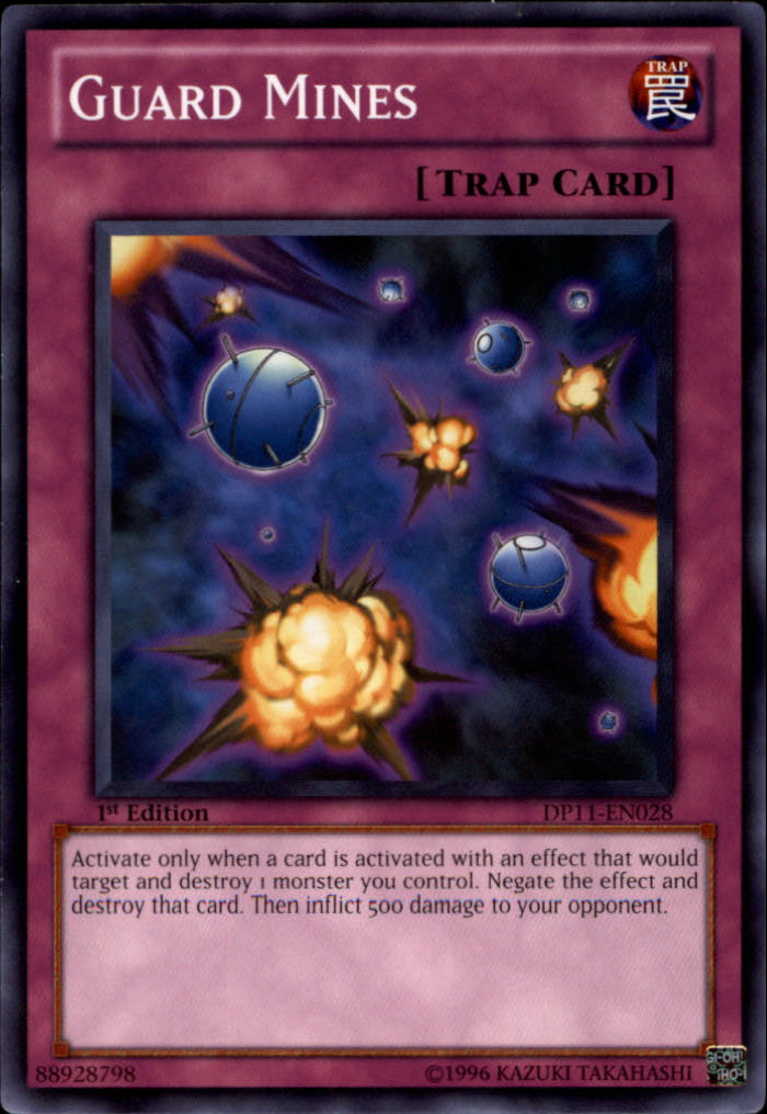 yugioh effect damage cards Guard Mines [DP11-EN028] Common – Media Reload