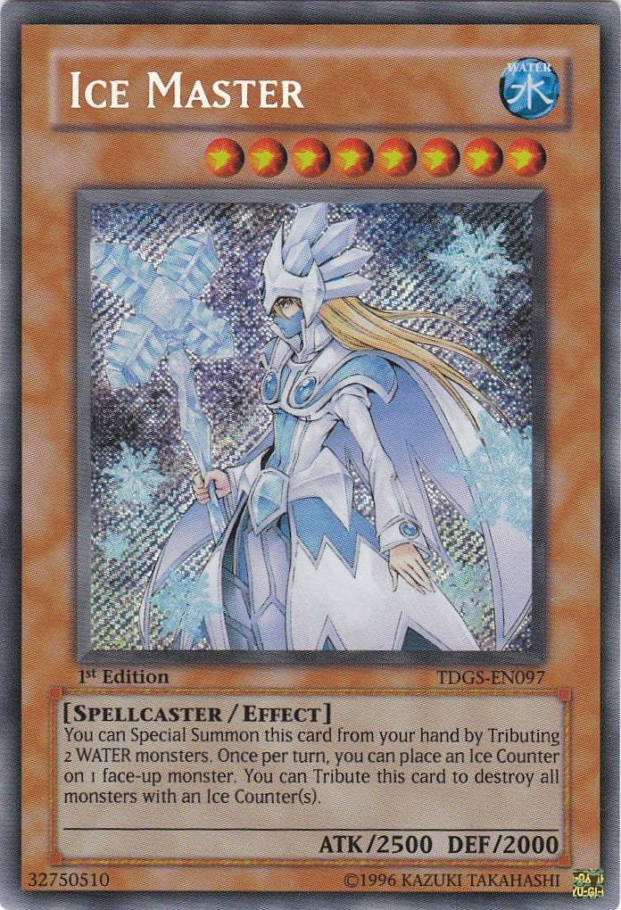 yugioh bonanza most valuable cards Ice Master [TDGS-EN097] Secret Rare – Media Reload
