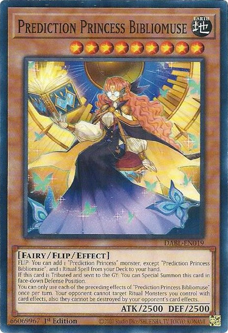 can you special summon ritual monsters from your deck Prediction Princess Bibliomuse [DABL-EN019] Common – Media Reload