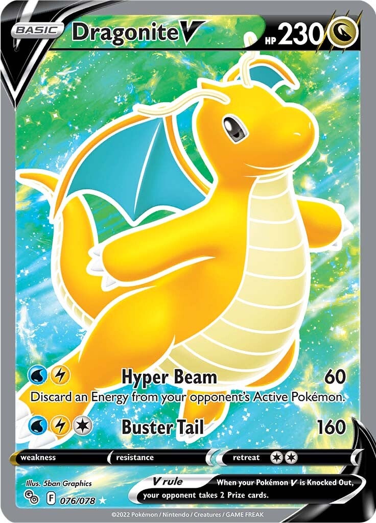 Dragonite V (076/078) [Pokémon GO] – Media Reload