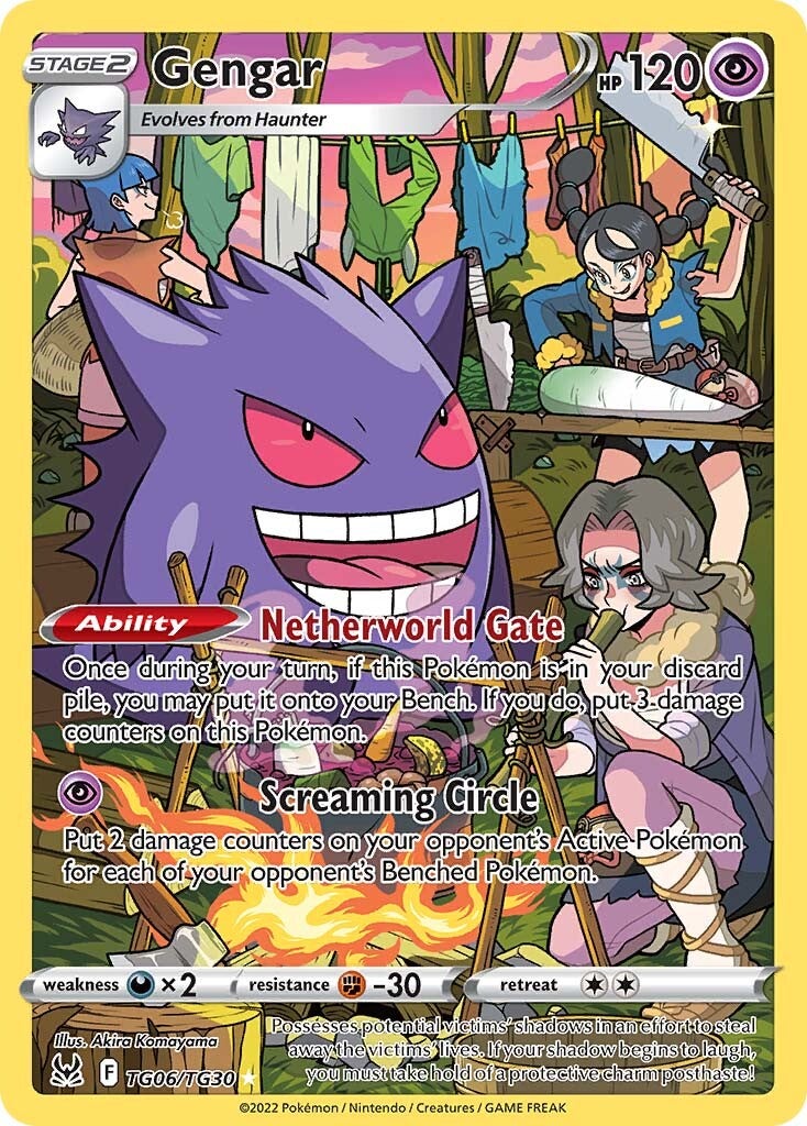 sword and shield lost origin rare cards Gengar (TG06/TG30) [Sword & Shield: Lost Origin] – Media Reload