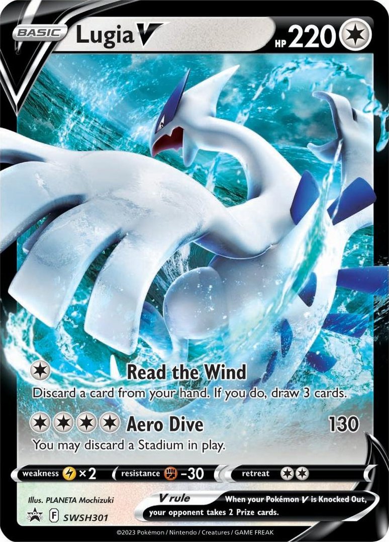 Lugia V (SWSH301) (Jumbo Card) [Sword & Shield: Black Star Promos] – Media  Reload