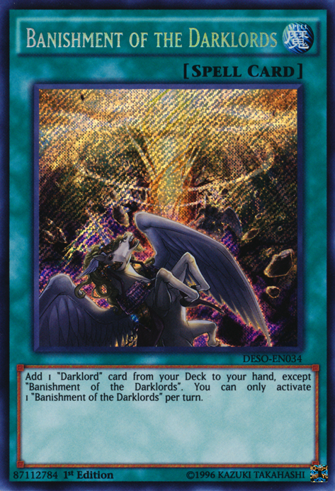 Banishment of the Darklords [DESO-EN034] Secret Rare  Media Reload