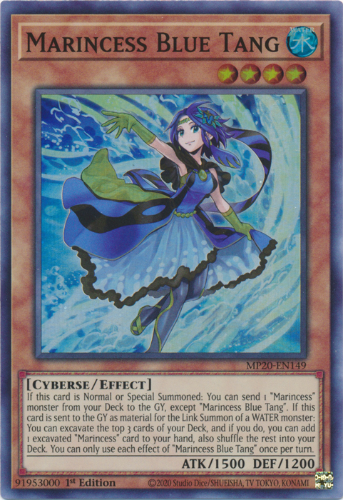 Marincess Blue Tang [MP20-EN149] Super Rare – Media Reload