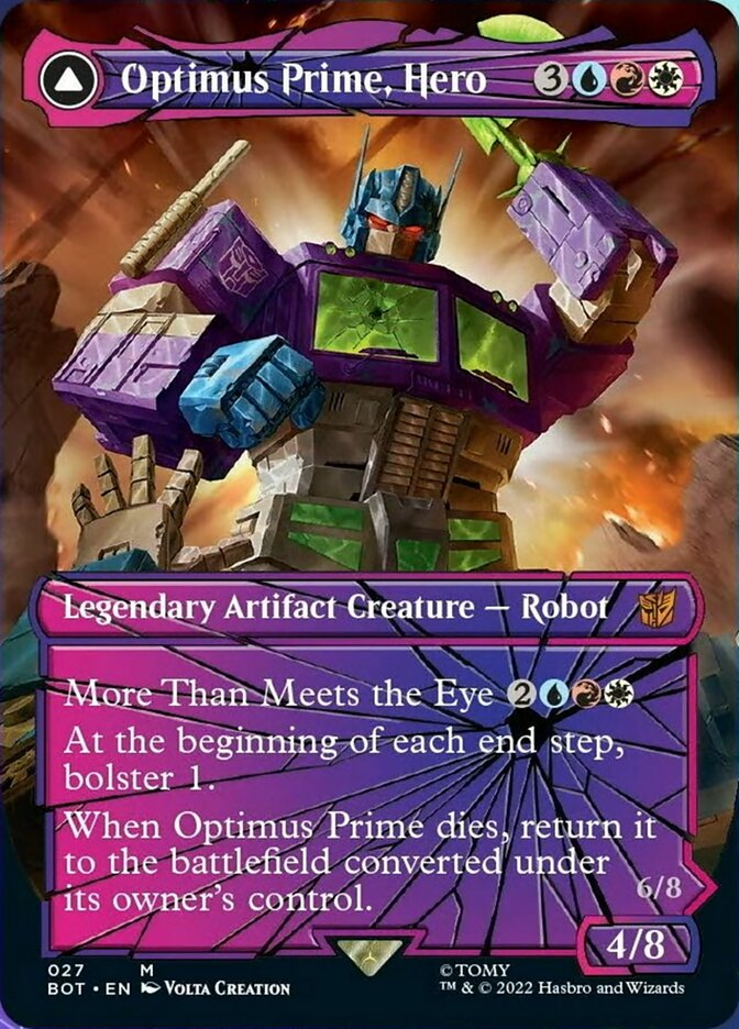 Optimus Prime, Hero // Optimus Prime, Autobot Leader (Shattered Glass) Media Reload Optimus Prime, Hero // Optimus Prime, Autobot Leader (Shattered Glass) Media Reload