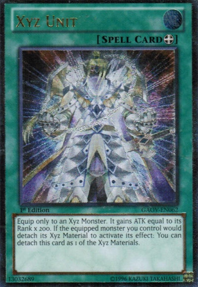 yugioh cards that add xyz material Unit [GAOV-EN062] Ultimate Rare Condition:Fair Set_Sword & Shield Yu-Gi-Oh Cards Based On