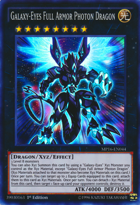 Galaxy-Eyes Full Armor Photon Dragon [MP16-EN044] Super Rare – Media Reload