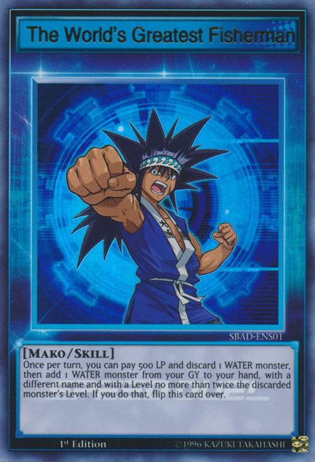 yugioh fisherman card The World's Greatest Fisherman [SBAD-ENS01] Ultra Rare – Media Reload
