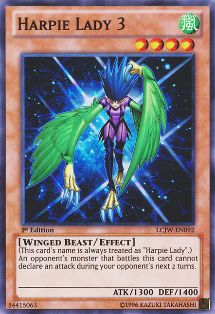 yugioh harpie cards Harpie Lady 3 [LCJW-EN092] Super Rare – Media Reload