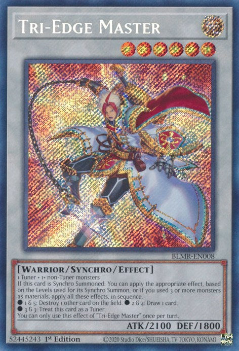 Tri-Edge Master [BLMR-EN008] Secret Rare – Media Reload