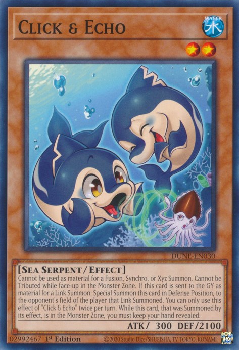 horus yugioh cards Click & Echo [DUNE-EN030] Common – Media Reload