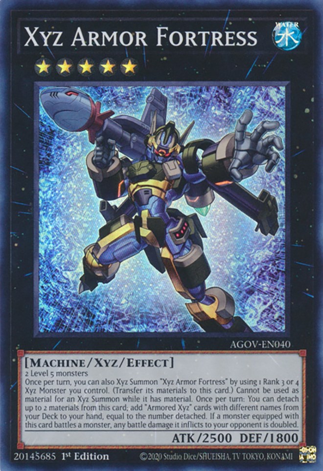 Xyz Armor Fortress [AGOV-EN040] Super Rare – Media Reload
