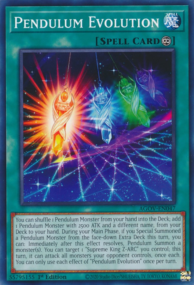 pendulum yugioh deck Evolution [AGOV-EN047] Common – Media Reload Booster de Magic prevent interference from Trap The Ultimate Troll? : NO.:142036159