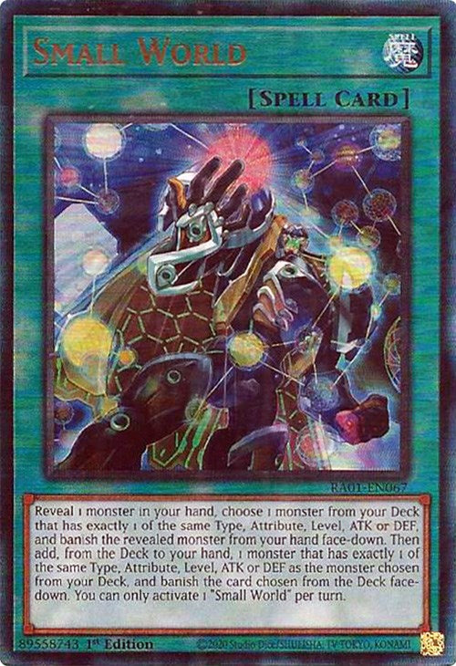 yugioh printable card list Small World [RA01-EN067] Prismatic Ultimate Rare – Media Reload