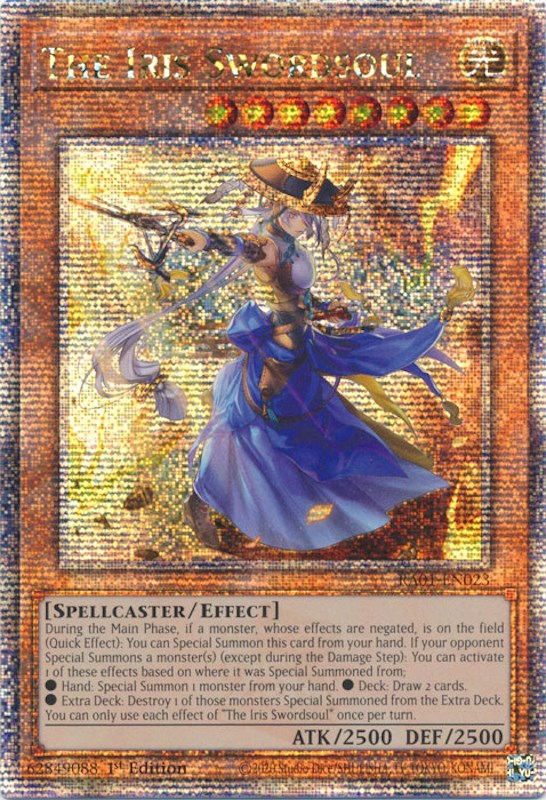 The Iris Swordsoul [RA01-EN023] Quarter Century Secret Rare – Media Reload