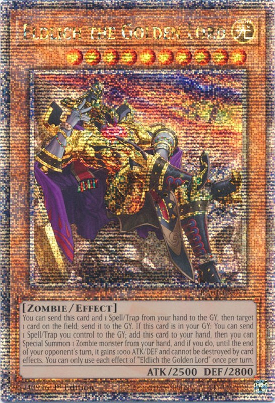 Eldlich the Golden Lord (Alternate Art) [RA01-EN019] Quarter