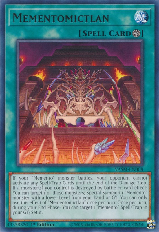 rare yugioh spell and trap cards Mementomictlan [VASM-EN008] Rare – Media Reload
