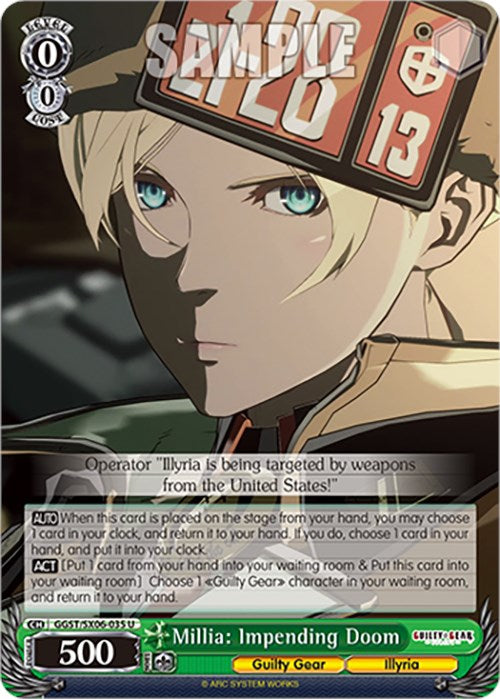 illyria guilty gear Millia: Impending Doom (GGST/SX06-035 U) [Guilty Gear -Strive-] – Media  Reload