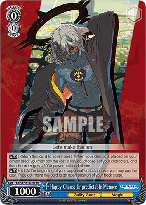 chaos gears Happy Chaos: Unpredictable Menace (GGST/SX06-083 R) [Guilty Gear -Stri –  Media Reload