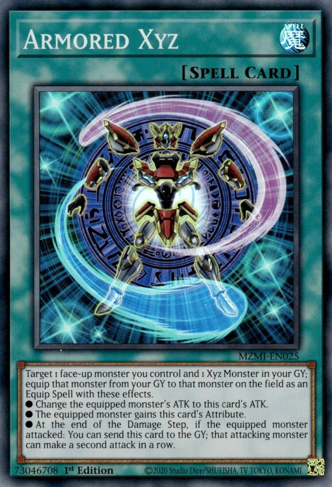 Armored Xyz [MZMI-EN025] Super Rare – Media Reload