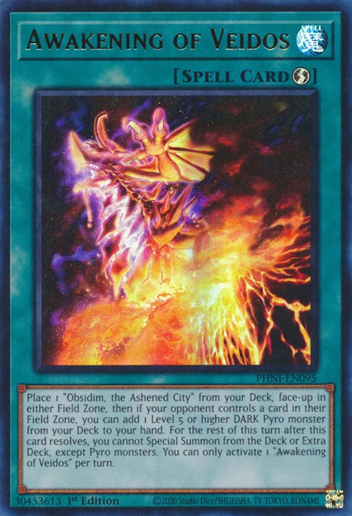 types of decks yugioh Awakening of Veidos [PHNI-EN095] Ultra Rare – Media Reload