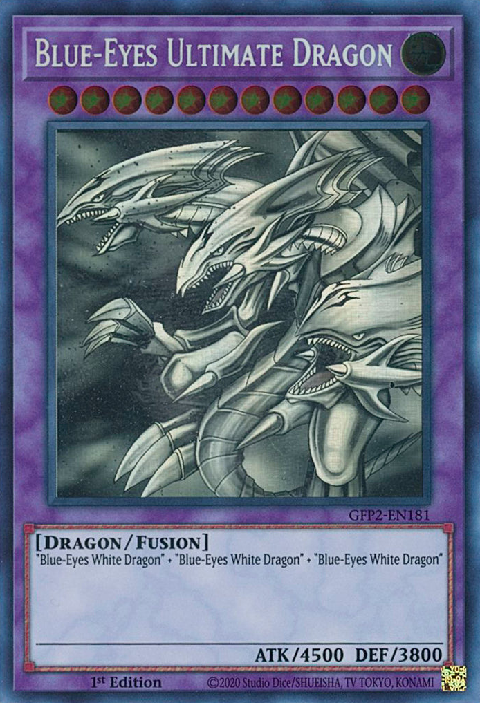 blue eyes white dragon fusion monsters Blue-Eyes Ultimate Dragon [GFP2-EN181] Ghost Rare – Media Reload
