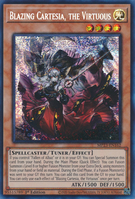 Blazing Cartesia, the Virtuous [MP23-EN162] Prismatic Secret Rare – Media  Reload