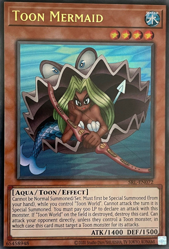 yugioh fan made toon cards Toon Mermaid (25th Anniversary) [SRL-EN072] Ultra Rare – Media Reload