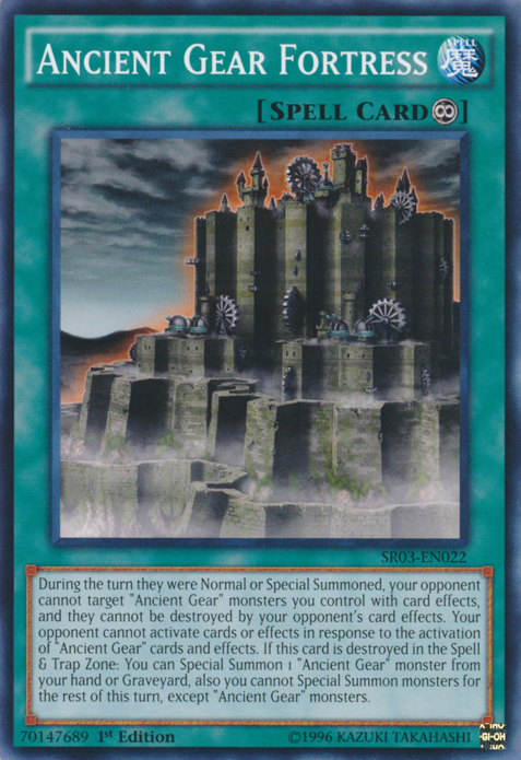 Ancient Gear Fortress [SR03-EN022] Common – Media Reload