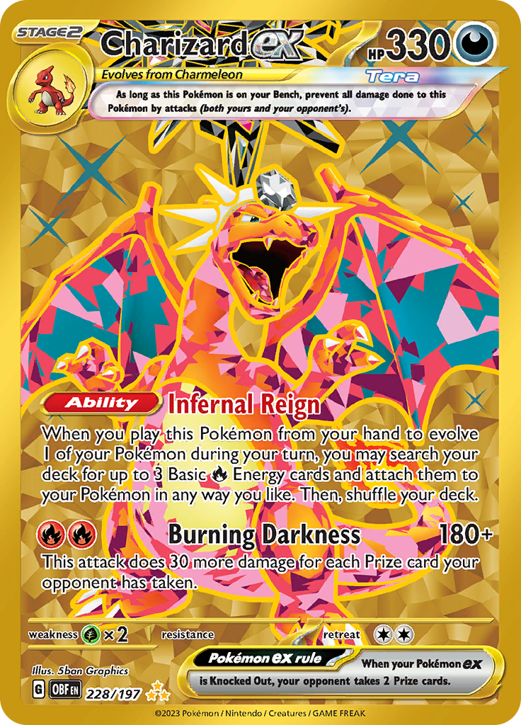 Charizard ex (228/197) [Scarlet & Violet: Obsidian Flames]  Media Reload