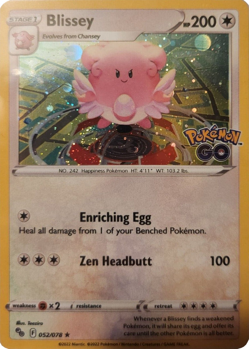 blissey pokemon go card price Pokmon TCG: Pokmon Tin Blissey 052/078 - Pokemon Go