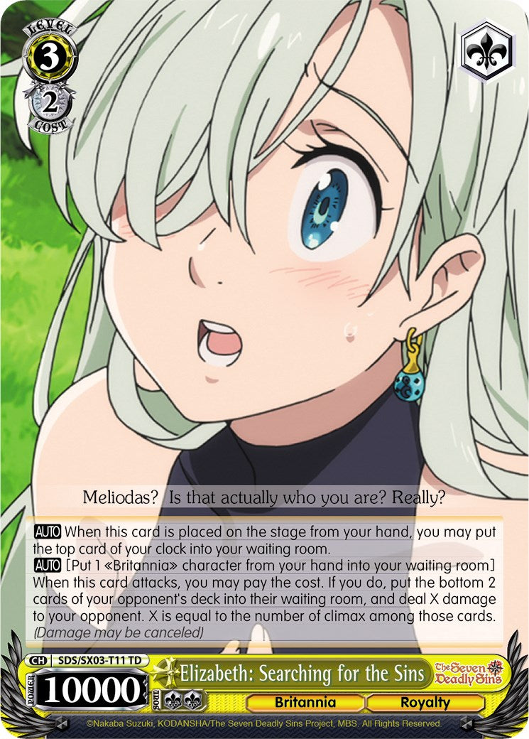 Elizabeth: Searching for the Sins (SDS/SX03-T11 TD) [The Seven