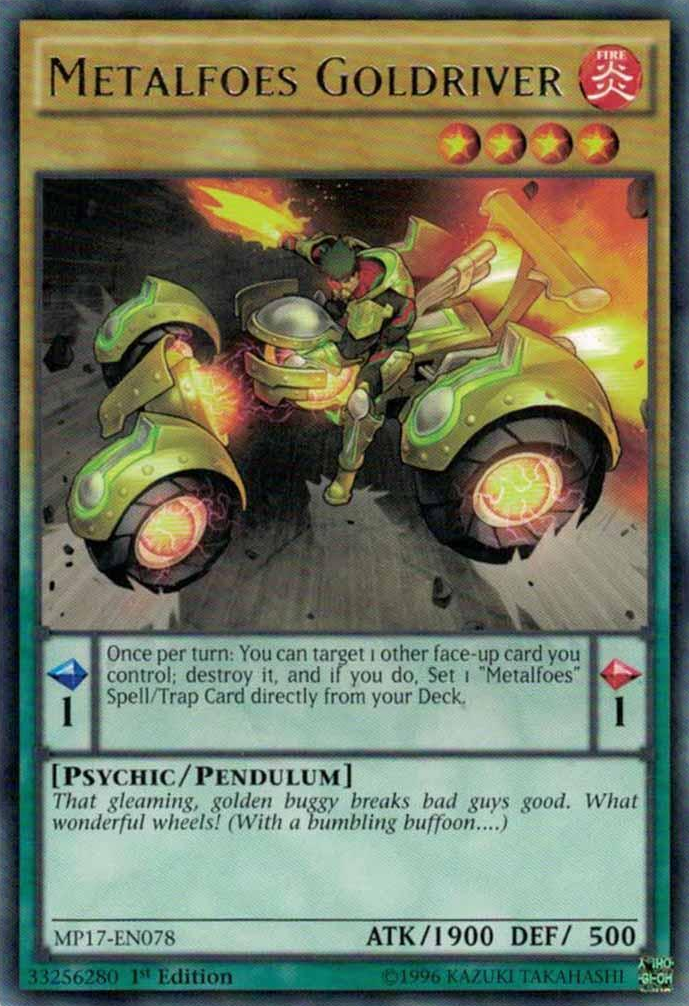 Metalfoes Goldriver [MP17-EN078] Rare – Media Reload