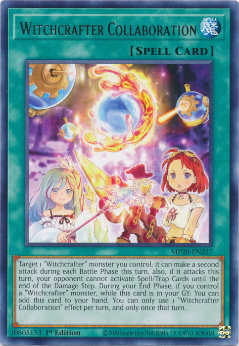 yugioh witchcrafter cards Witchcrafter Collaboration [MP20-EN227] Rare – Media Reload