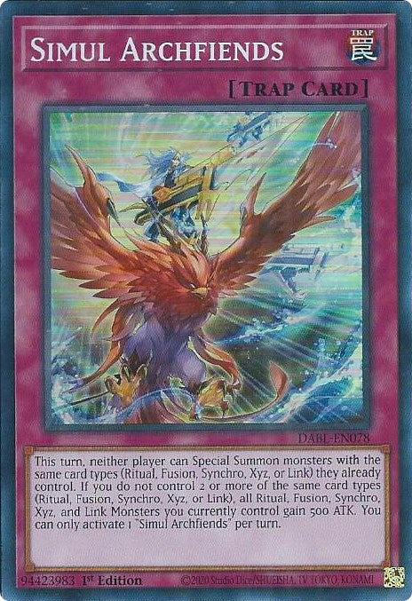 archfiend fusion monsters Simul Archfiends [DABL-EN078] Super Rare – Media Reload