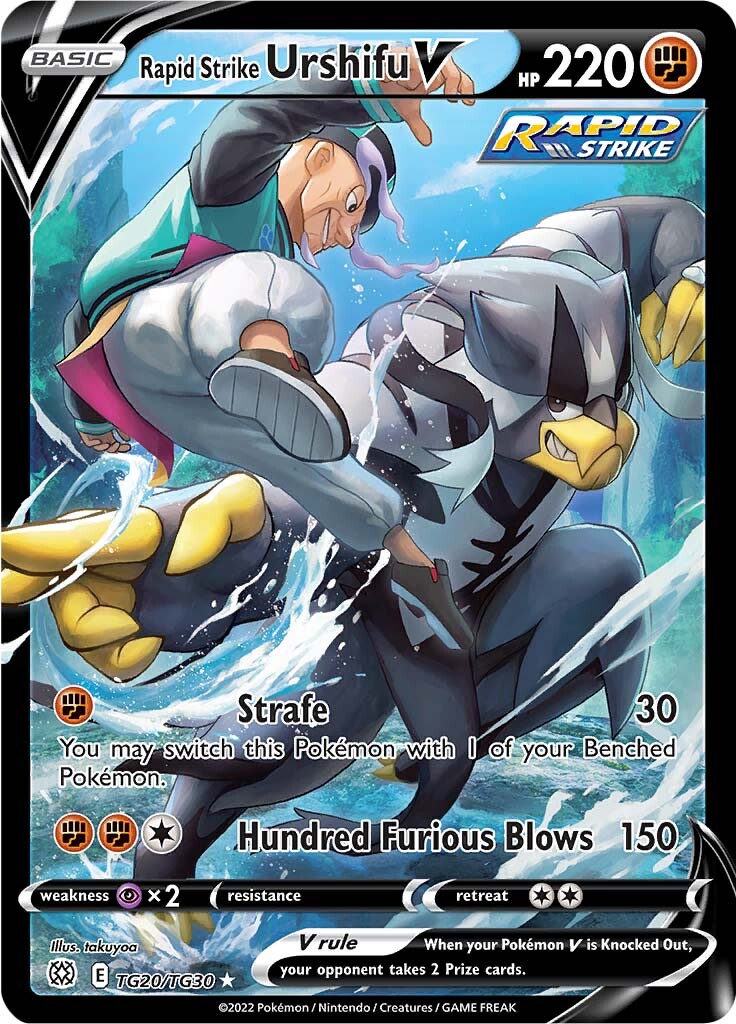 Rapid Strike Urshifu V (TG20/TG30) [Sword & Shield: Brilliant Stars] –  Media Reload