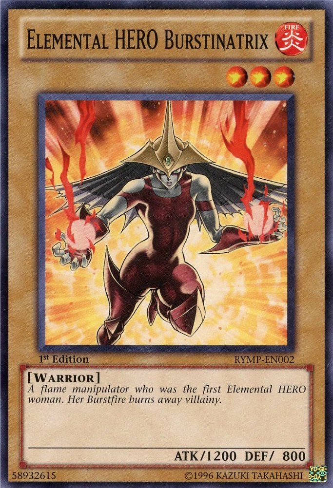 Elemental HERO Burstinatrix [RYMP-EN002] Common – Media Reload