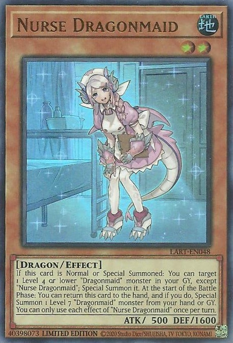 Nurse Dragonmaid [LART-EN048] Ultra Rare – Media Reload