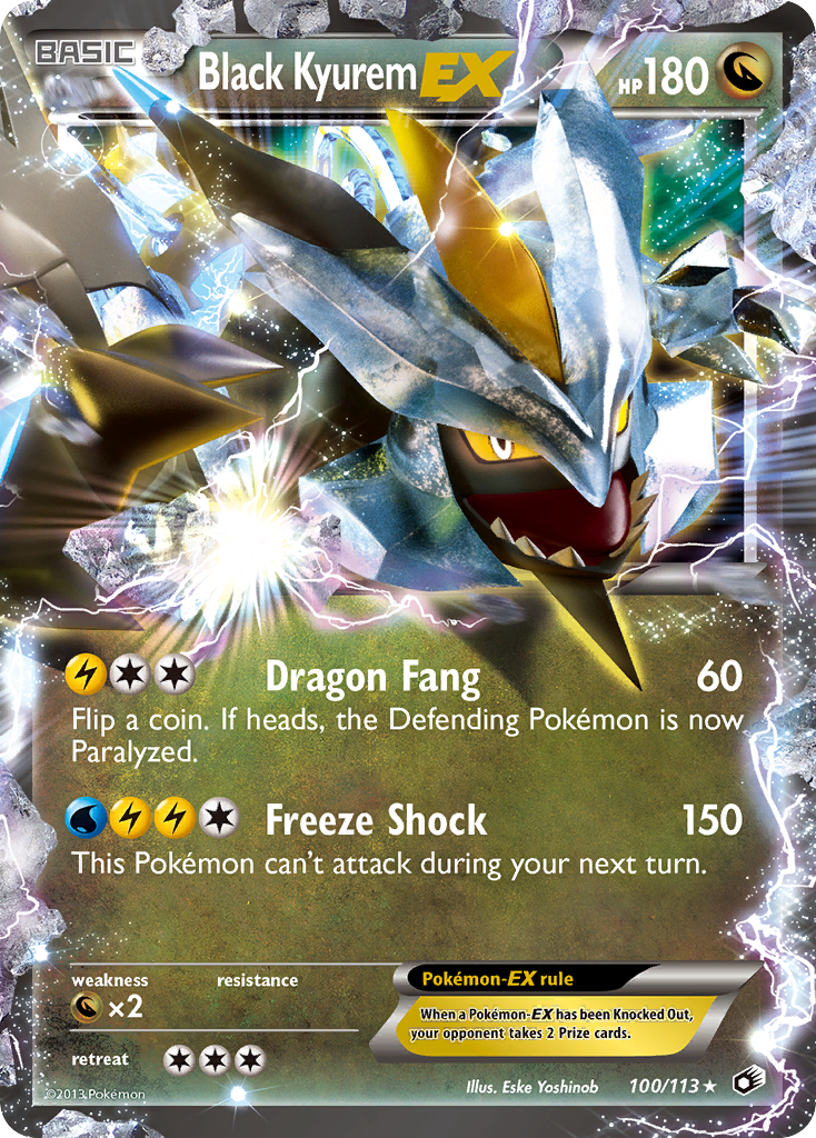 Black Kyurem EX (100/113) [Black & White: Legendary Treasures] – Media  Reload