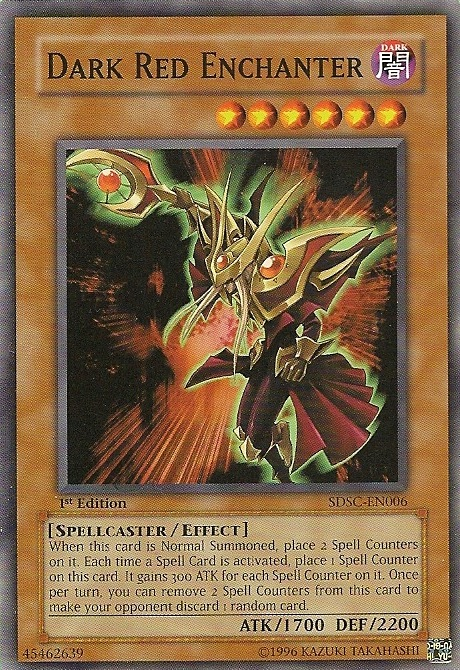 yugioh spell counter cards Dark Red Enchanter [SDSC-EN006] Common – Media Reload