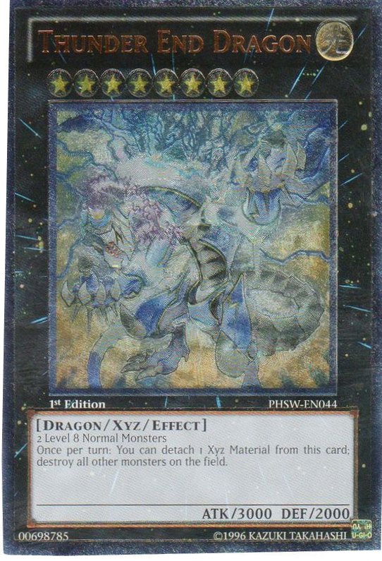Thunder End Dragon [PHSW-EN044] Ultimate Rare – Media Reload
