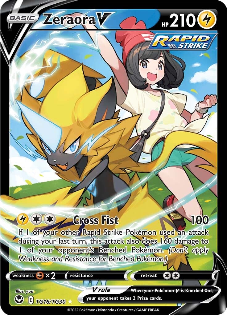 Zeraora V (TG16/TG30) [Sword & Shield: Silver Tempest]  Media Reload